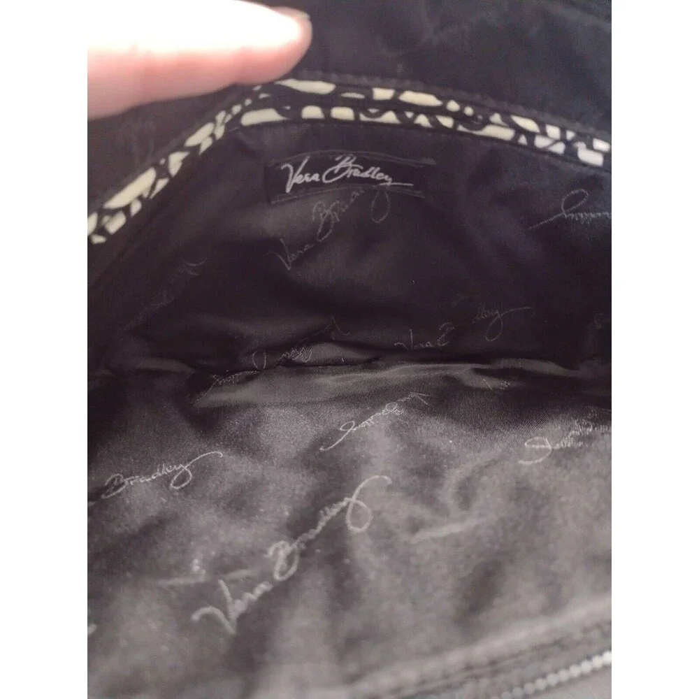 Vera Bradley black quilted handbag